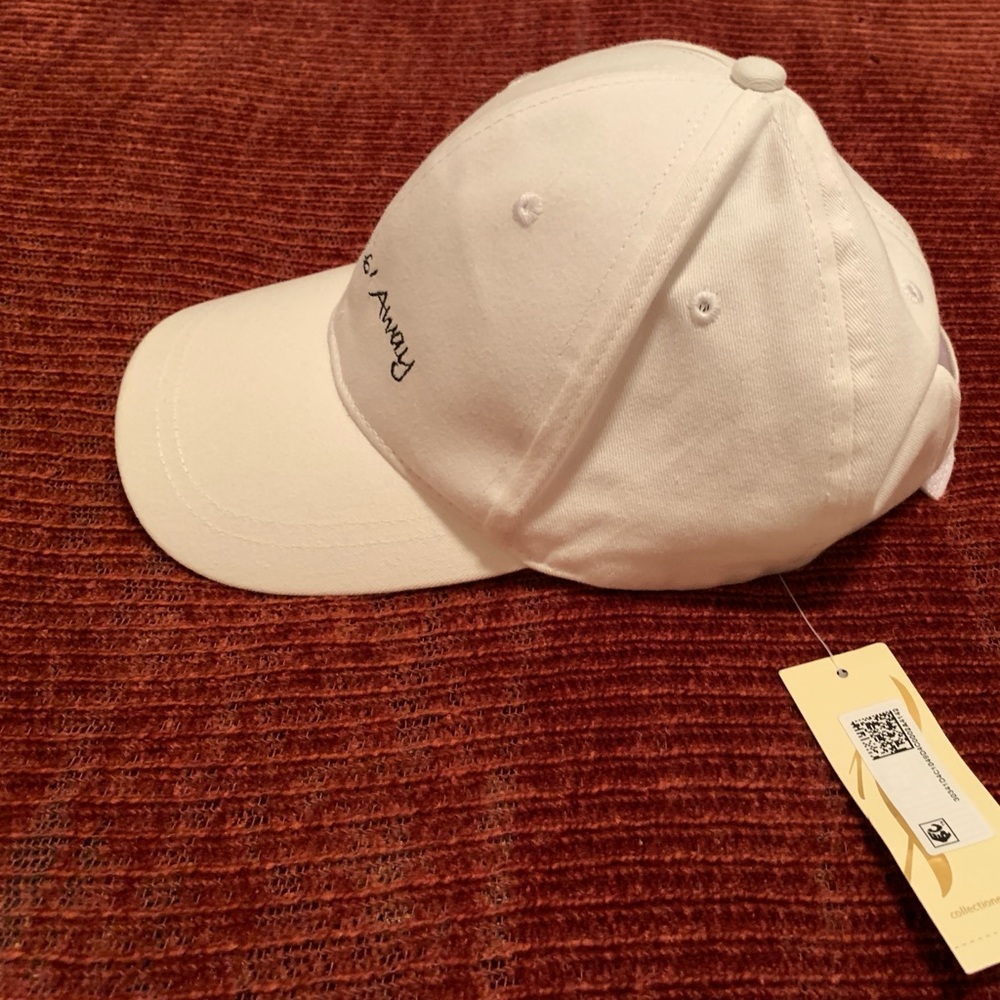 White 'Namaste 6' Away' Hat - Picture 2 of 7